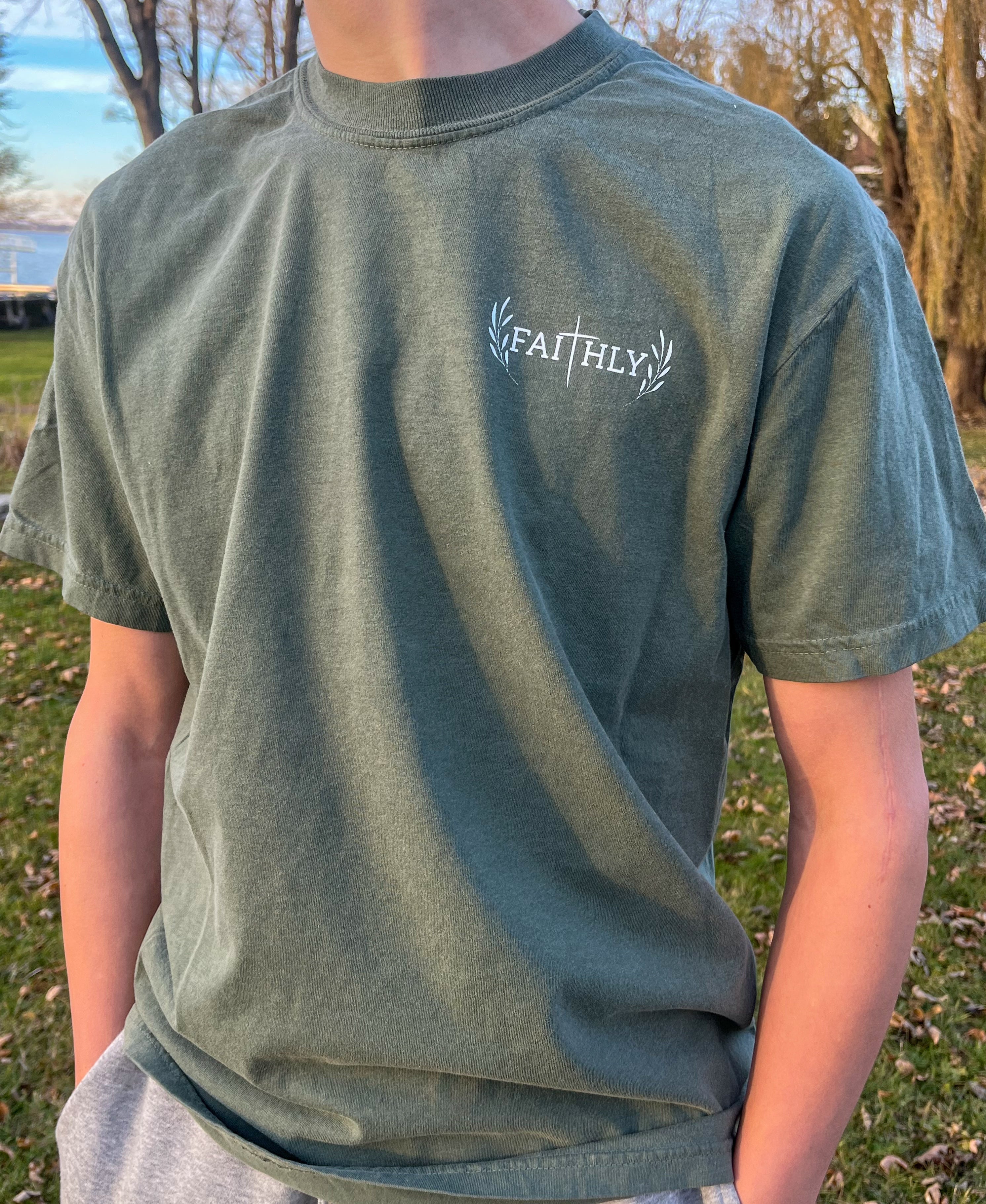 Jesus Loves You Unisex Tee Moss