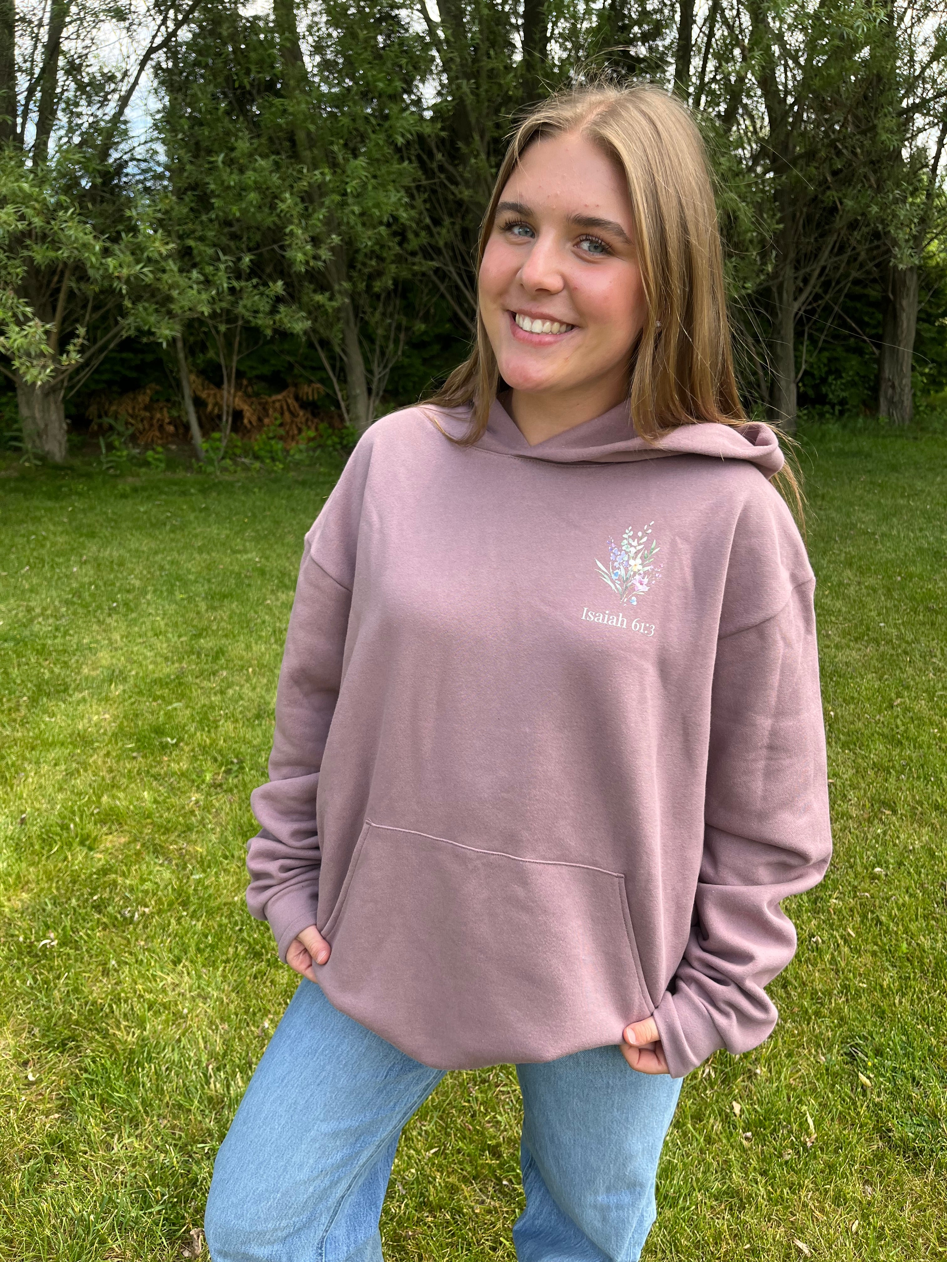 Floral Isaiah Unisex Hoodie