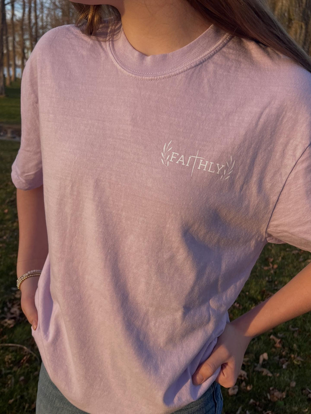 Jesus Loves You  Unisex Tee Orchid