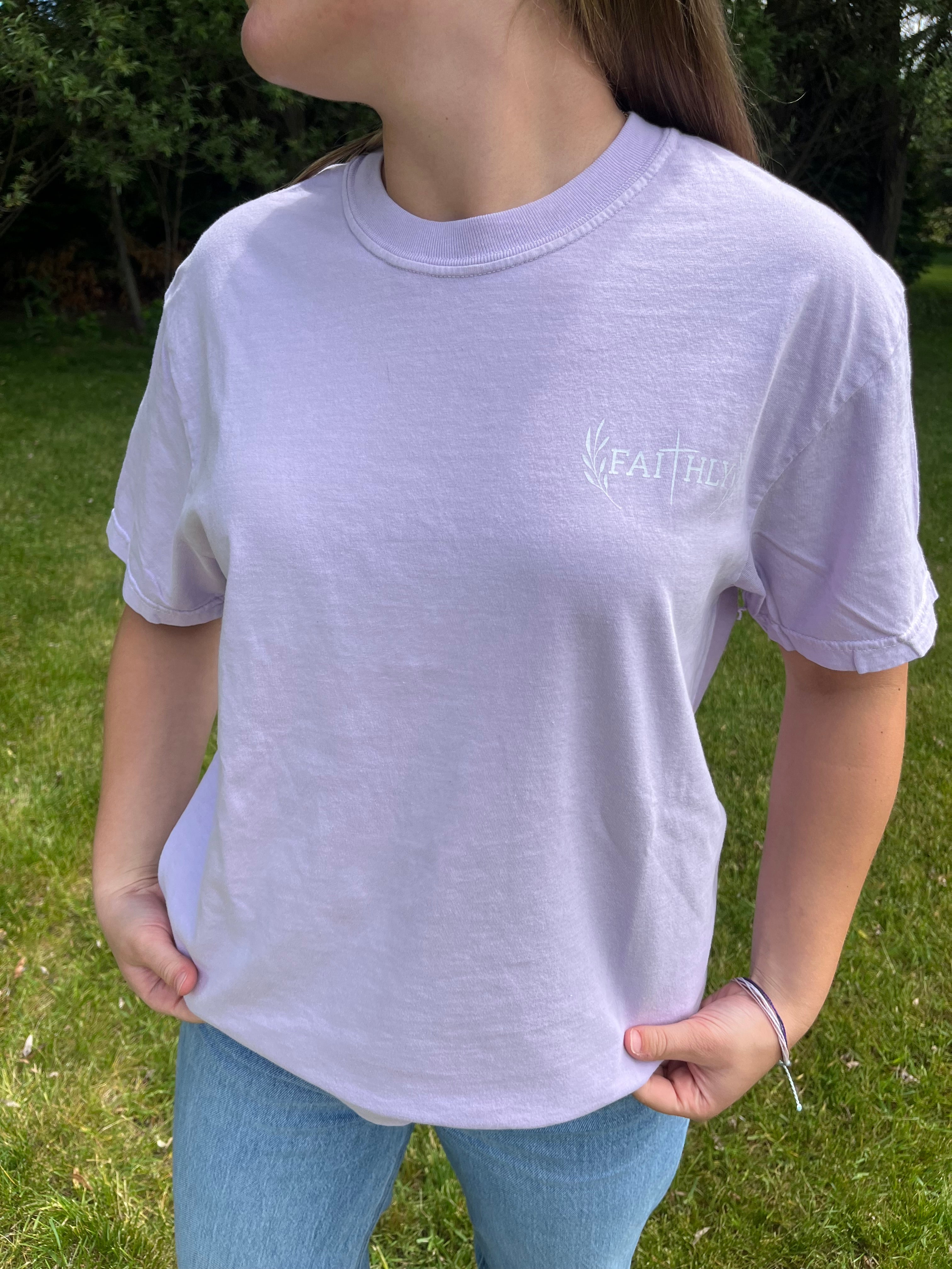 Jesus Loves You  Unisex Tee Orchid