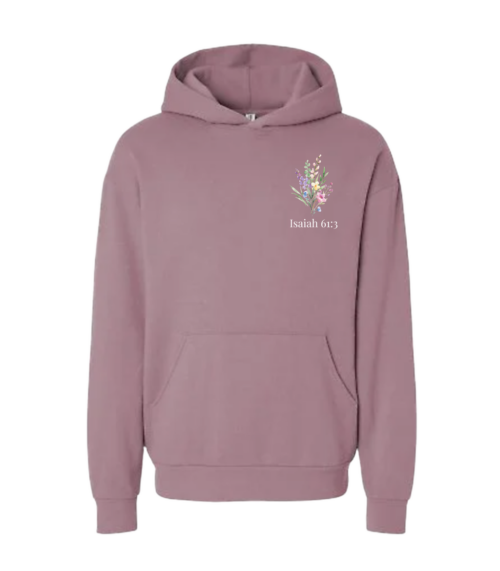 Floral Isaiah Unisex Hoodie