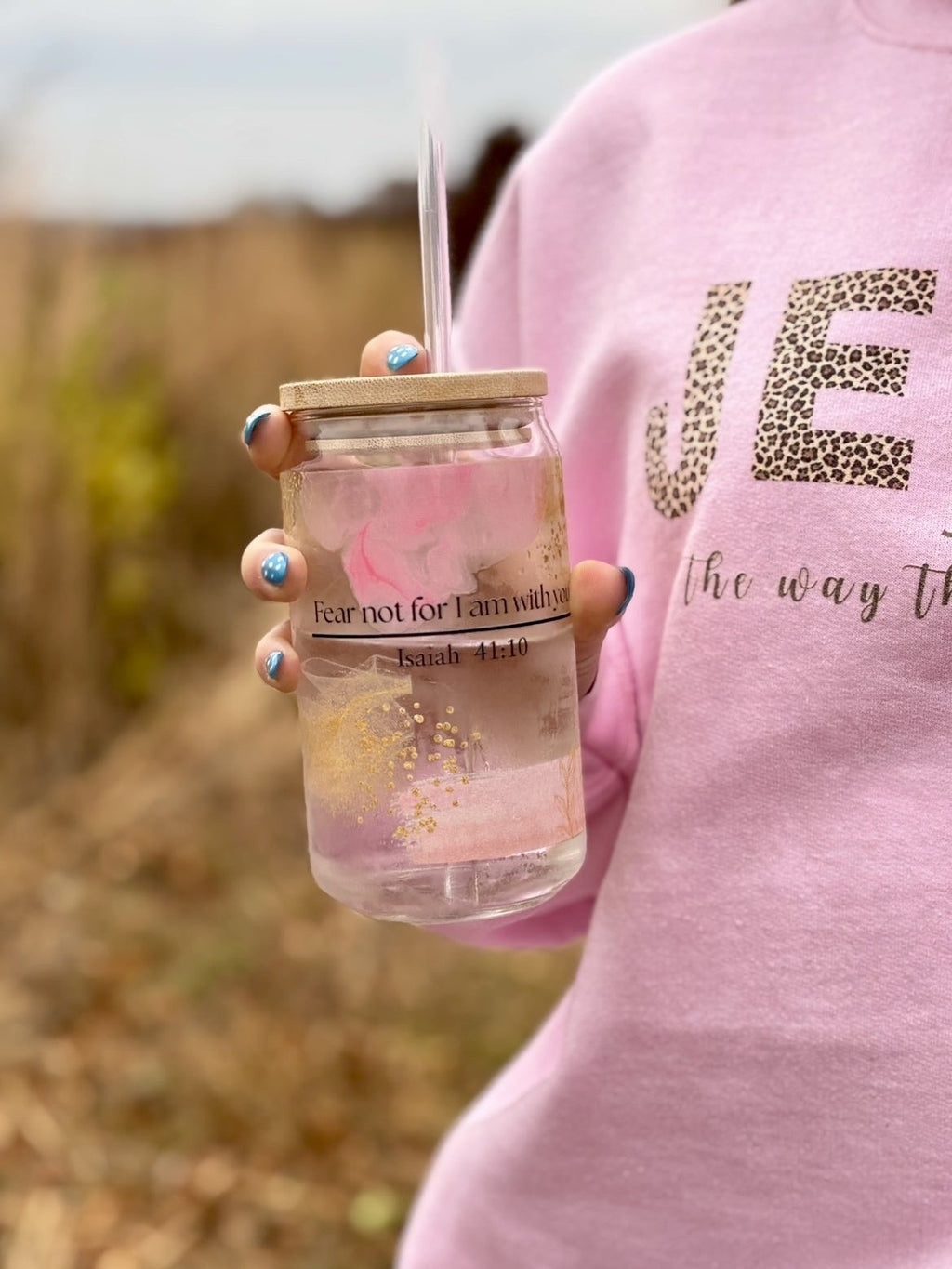 Fear Not Sipper Glass