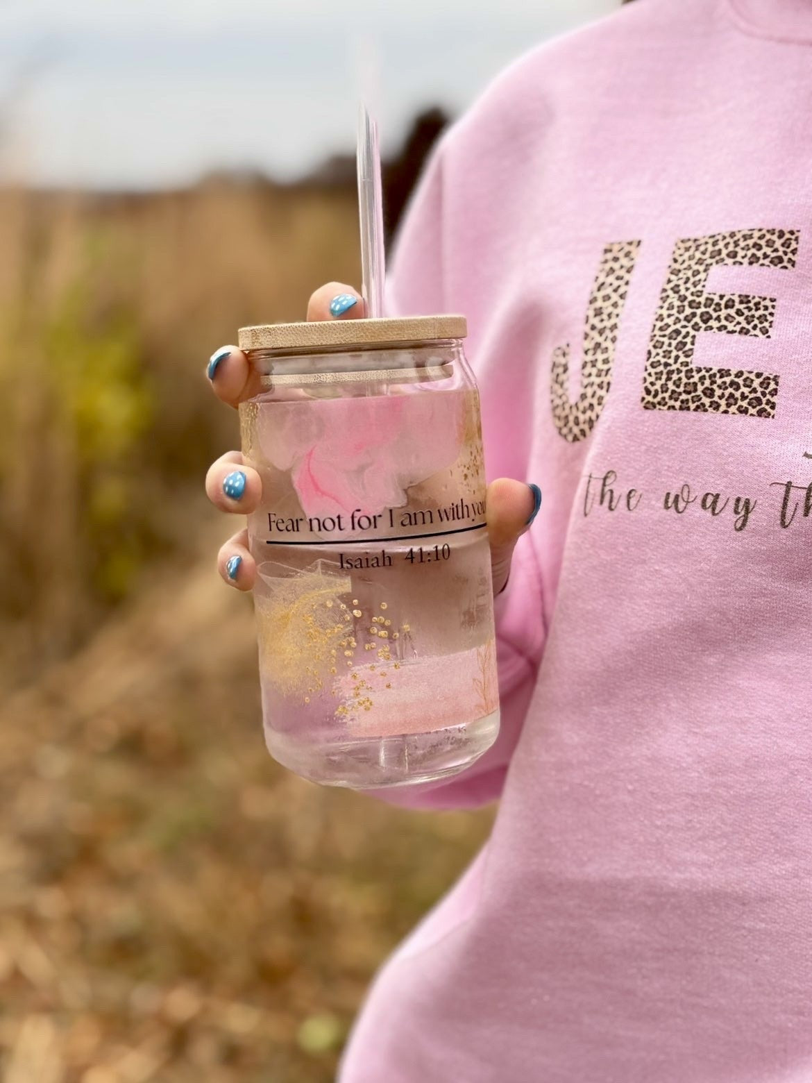 Fear Not Sipper Glass