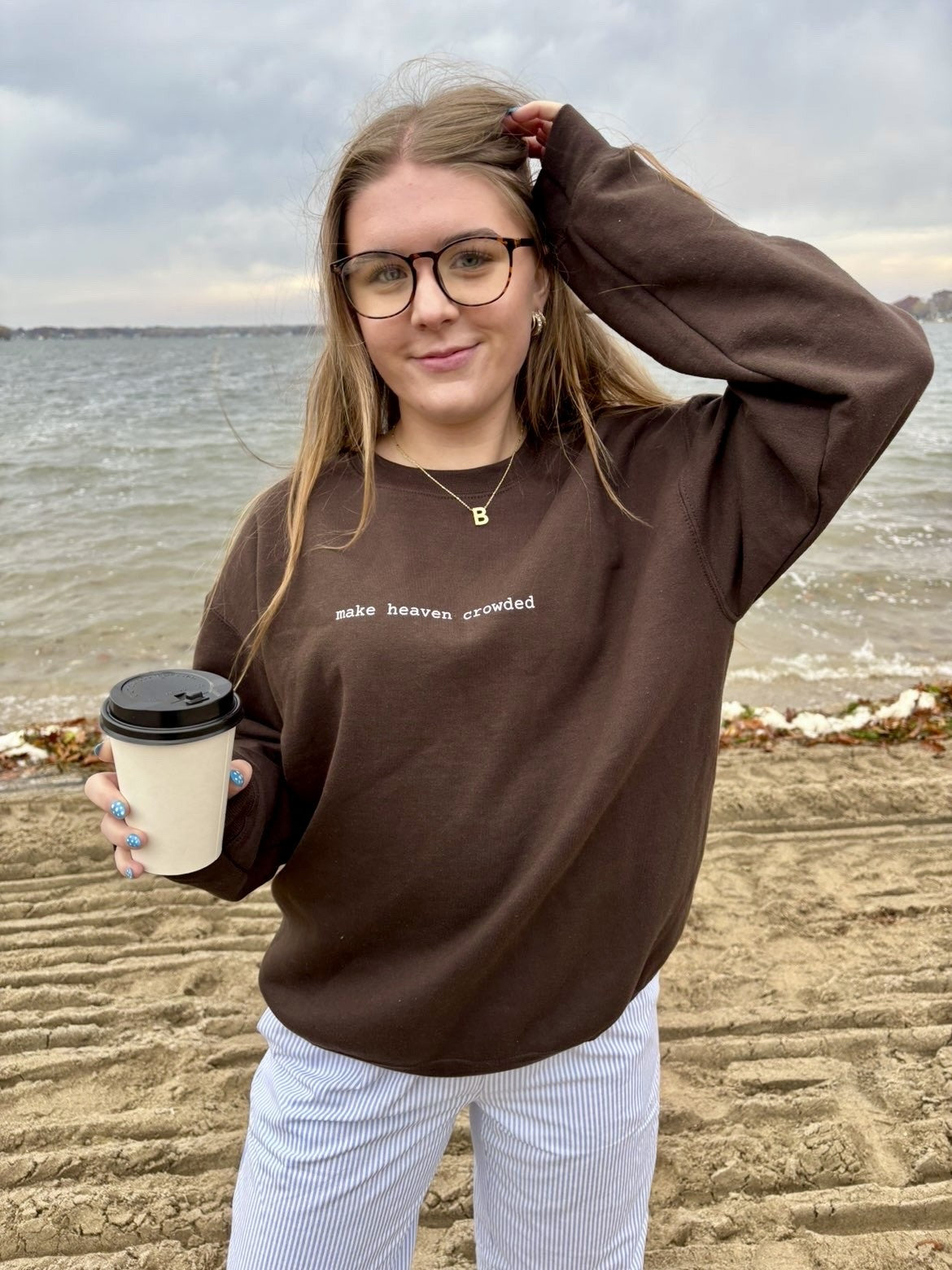 Make Heaven Crowded Unisex Crewneck